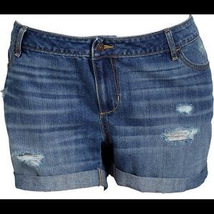 Old Navy Distressed Boyfriend Shorts